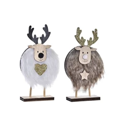 Figura rénszarvas 6,8x3x15 cm 2 féle