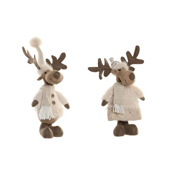 Figura rénszarvas 15x12x47 cm 2 féle