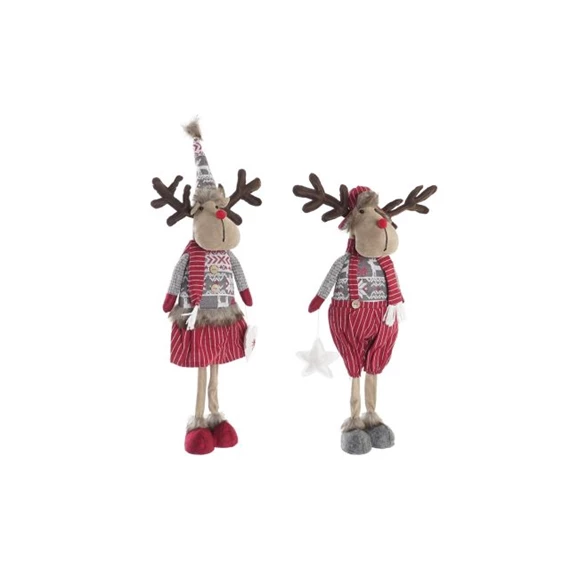 Figura rénszarvas 20x10x58 cm 2 féle