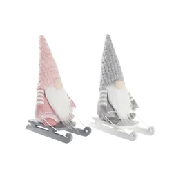 Figura szánkó 15x25x35 cm 2 féle