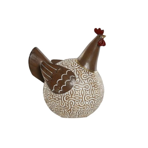 Figura tyúk 18,5x14x20,5 cm