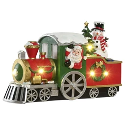 Figura vonat LED-es 31x13x19 cm