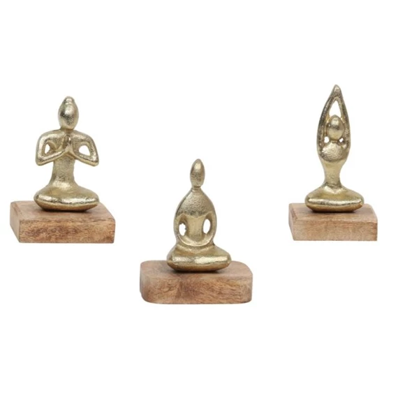 Figura yoga 6x6x16 cm 3 féle