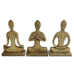 Figura yoga 17x6x25 cm 3 féle