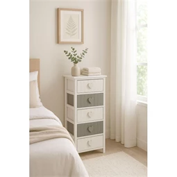 Fiókos szekrény szív alakú fogantyúval 40x29x90 cm