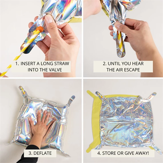 Fólia lufi függöny kétoldalas négyzet, rózsaszín-piros, 35x35 cm S/4