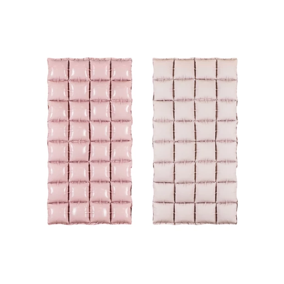 Fólia lufi függöny kétoldalas világos rózsaszín 55x110 cm