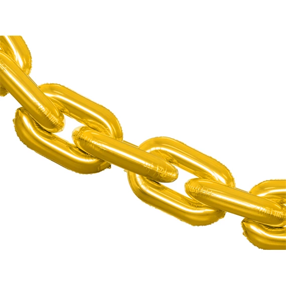 Fólia lufi girland lánc arany 6,7 m S/14