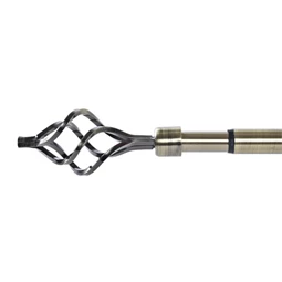 Függönyrúd állítható 160x16x16 cm