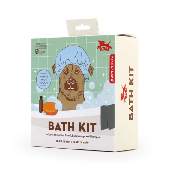 Fürdető készlet kutyáknak 15x16x6 cm