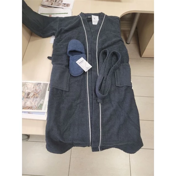 Fürdőköpeny szett férfi 63x1x120 cm S/2