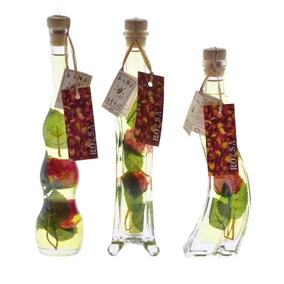 Fürdőolaj díszüvegben - Rózsás 100 ml