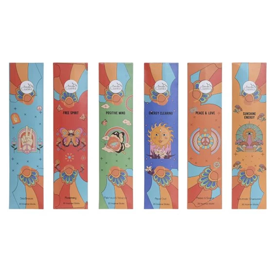 Füstölő pálca szett 6x4x25 cm S/120