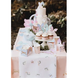 Futó virágokkal és pillangókkal, mix, 40 x 500 cm