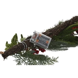 Girland bogyós, 35 LED-es 25x13x180 cm