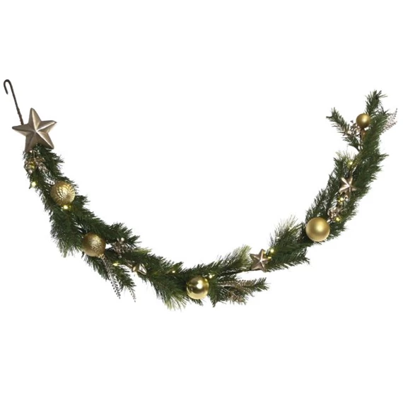 Girland bogyós, 40 LED-es 14x7x150 cm