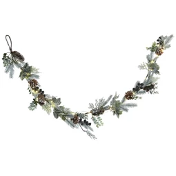 Girland bogyós, 40 LED-es 14x7x150 cm