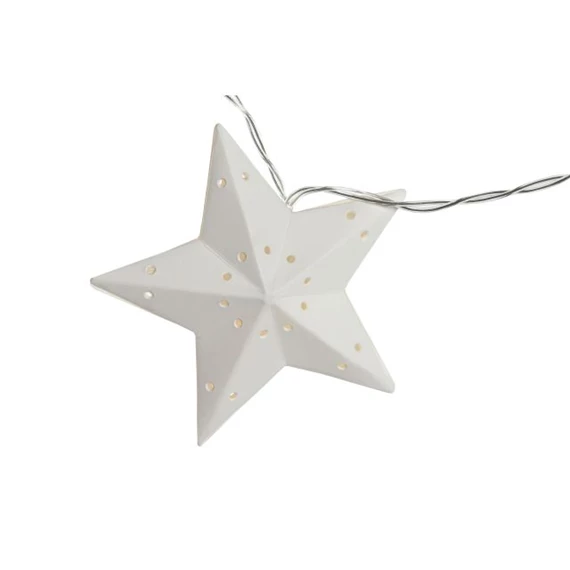 Girland csillag, LED-es 8,5x8,5x185 cm