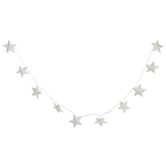 Girland csillag, LED-es 8,5x8,5x185 cm