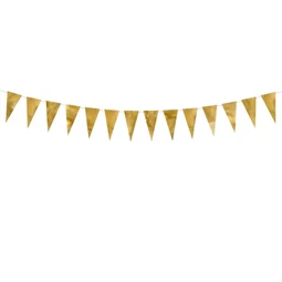 Girland műanyag 2,15 m arany