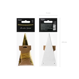 Girland műanyag 2,15 m arany