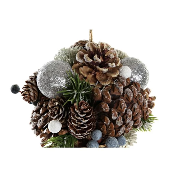 Gömb tobozból, akasztós 14x14x20 cm