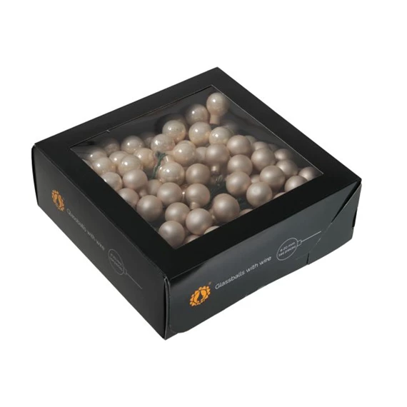 Gömb betűzős 2 cm champagne combi S/144