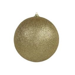 Gömb glitteres 13,5 cm