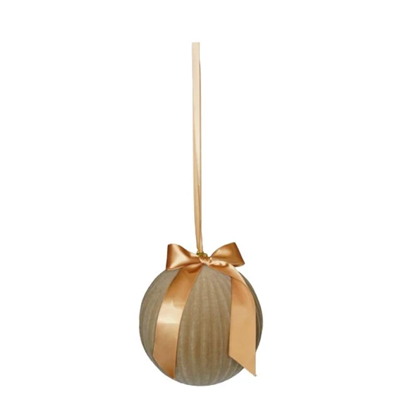 Gömb flokkolt, akasztós 20 cm