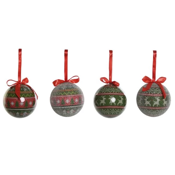 Gömb szett akasztós 25x25x16 cm S/14