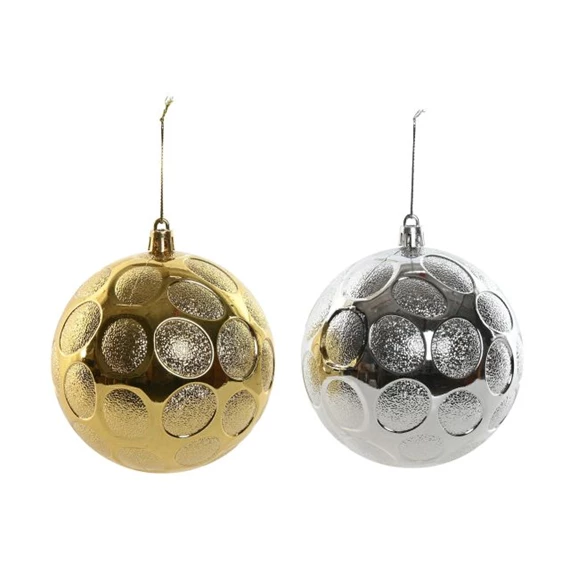 Gömb szett mintás, akasztós 20x10x30 cm 2 féle S/6