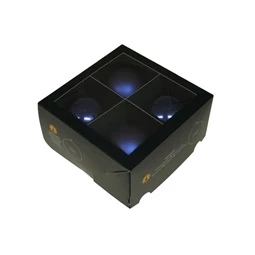 Gömb 10 cm night blue S/4