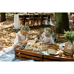 Gyerekek esküvői foglalkoztató készlet