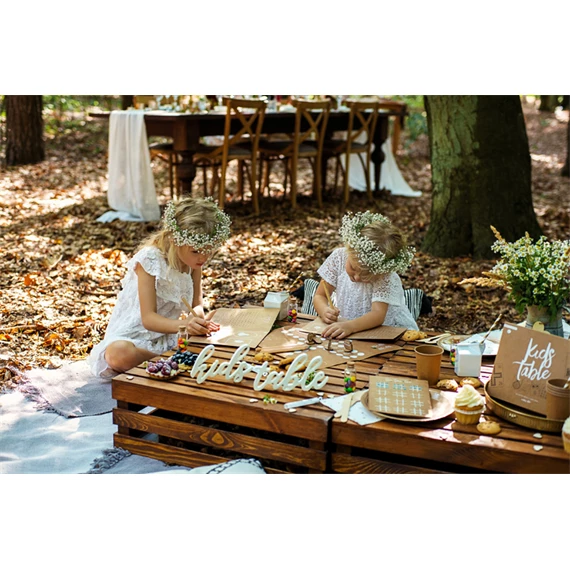 Gyerekek esküvői foglalkoztató készlet