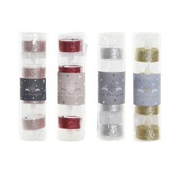 Gyertya LED-es 4x4x5 cm 4 féle S/4