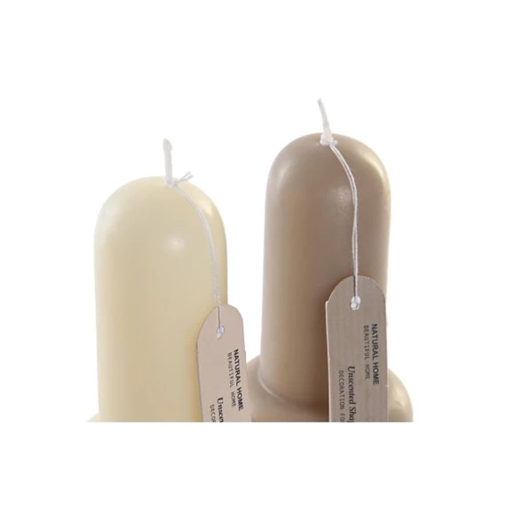 Gyertya absztrakt 6x6x16 cm 2 féle