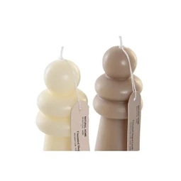 Gyertya absztrakt 6x6x17 cm 2 féle