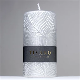 Gyertya henger, nyomott mintával 7x14 cm