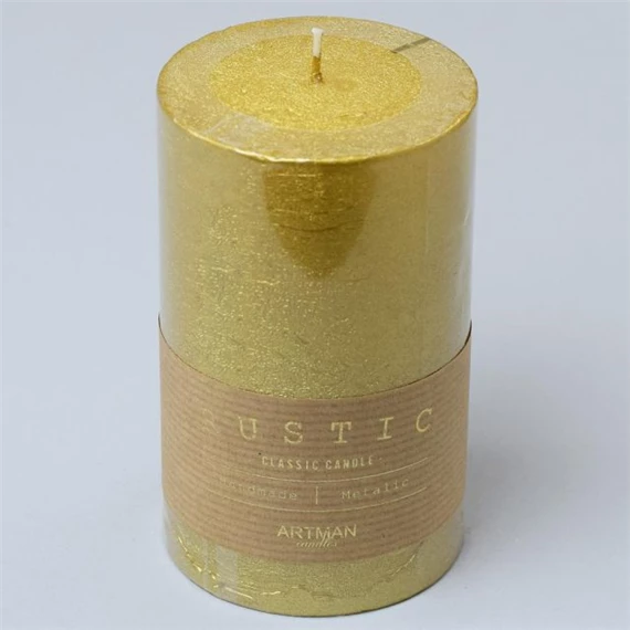 Gyertya henger, rusztikus 7x11 cm