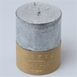 Gyertya henger, rusztikus 7x9 cm