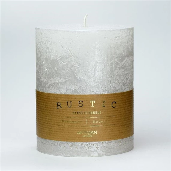 Gyertya henger, rusztikus 9x11 cm