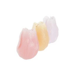 Gyertya szett tulipán alakú 5x5x7 cm 3 féle S/3