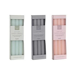 Gyertya szett 2x2x25 cm 3 féle S/3