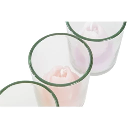 Gyertya tulipán alakú 5x5x7 cm 3 féle