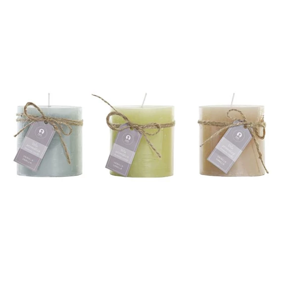 Gyertya 6,8x6,8x7 cm 3 féle