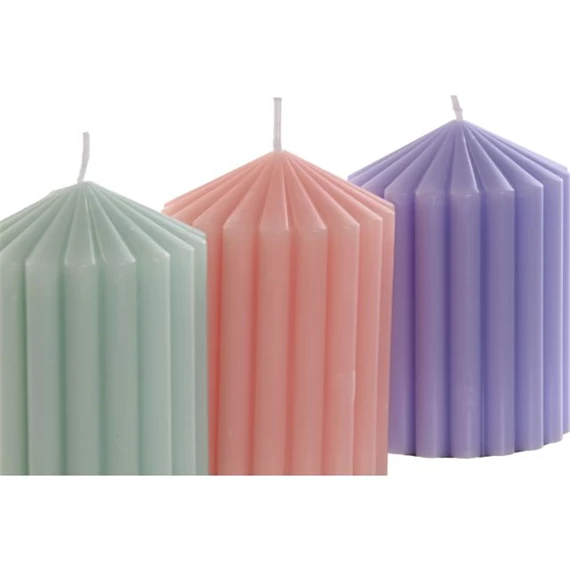 Gyertya 7x7x10 cm 3 féle