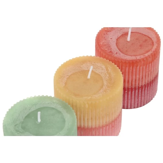 Gyertya 7x7x7 cm 3 féle