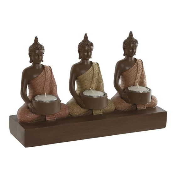 Gyertyatartó Buddha 28x8,5x17 cm