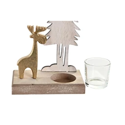 Gyertyatartó 14x8x22 cm 2 féle