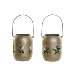 Gyertyatartó 8,5x8,5x11 cm 2 féle